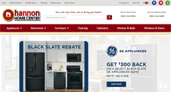Desktop Screenshot of hannonhomecenter.com